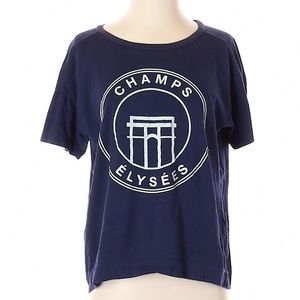 Madewell "Champs-Elysées" Navy Tee
